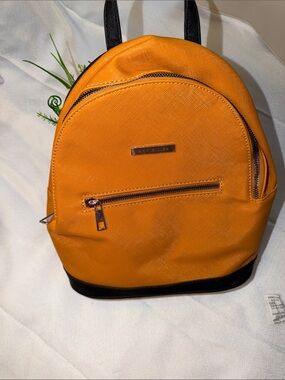 NWT Amy Miller Signature Series Backpack Purse - Cognac Tan